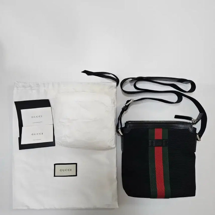 [BUNJANG] Gucci Techno Canvas Web Crossbody Bag / 구찌!! 테크노 캔버스 웹 크로스 바디백 블랙