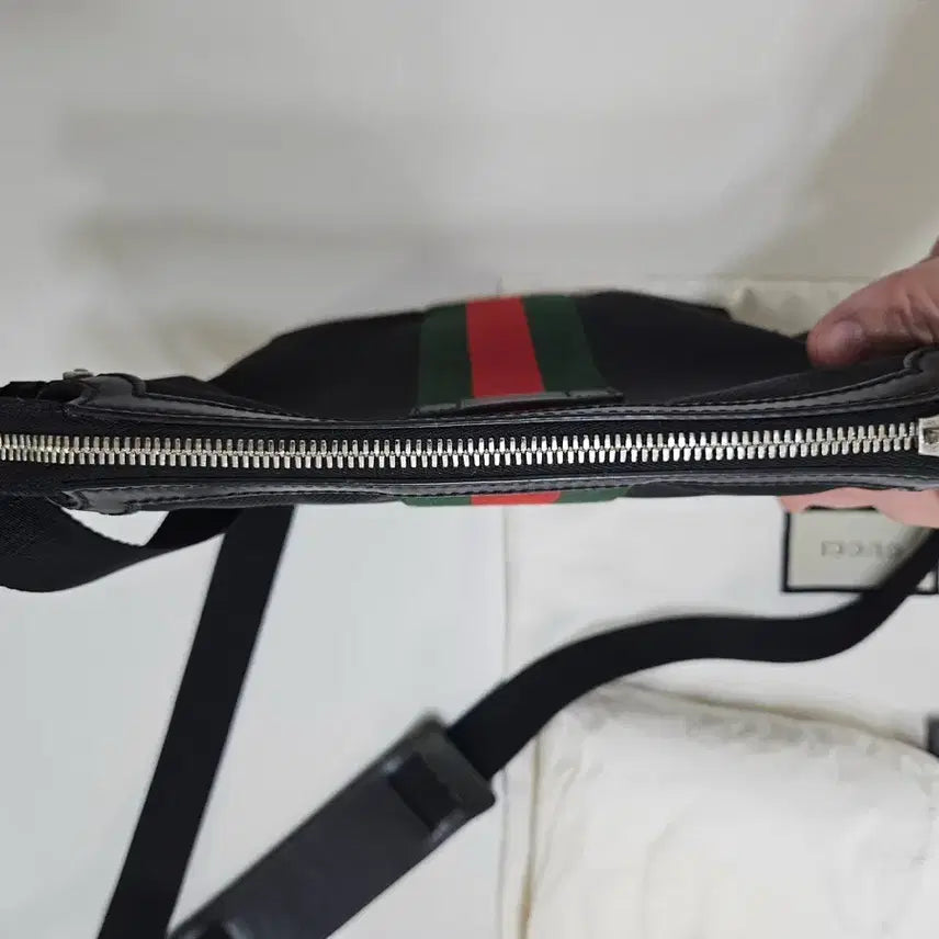 [BUNJANG] Gucci Techno Canvas Web Crossbody Bag / 구찌!! 테크노 캔버스 웹 크로스 바디백 블랙