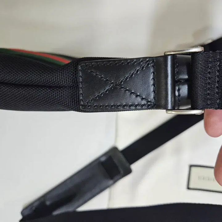 [BUNJANG] Gucci Techno Canvas Web Crossbody Bag / 구찌!! 테크노 캔버스 웹 크로스 바디백 블랙