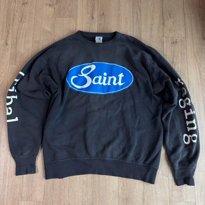 [BUNJANG] Saint Michael Sweatshirt (XL) / (XL) 세인트미카엘 스웻 XL 사이즈