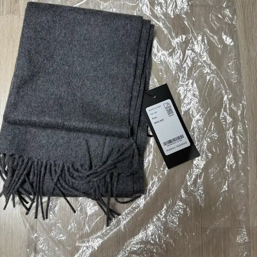 [SOLD OUT] [새상품] 무탠다드 캐시미어100 차톨그레이머플러