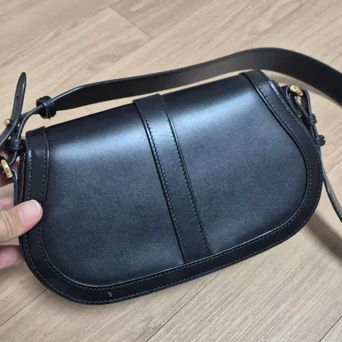 [BUNJANG] Versace Greca Black Shoulder Bag / 베르사체 그레카 블랙 숄더백