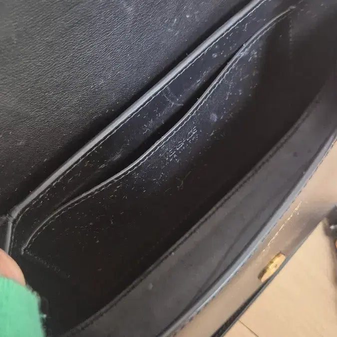 [BUNJANG] Versace Greca Black Shoulder Bag / 베르사체 그레카 블랙 숄더백