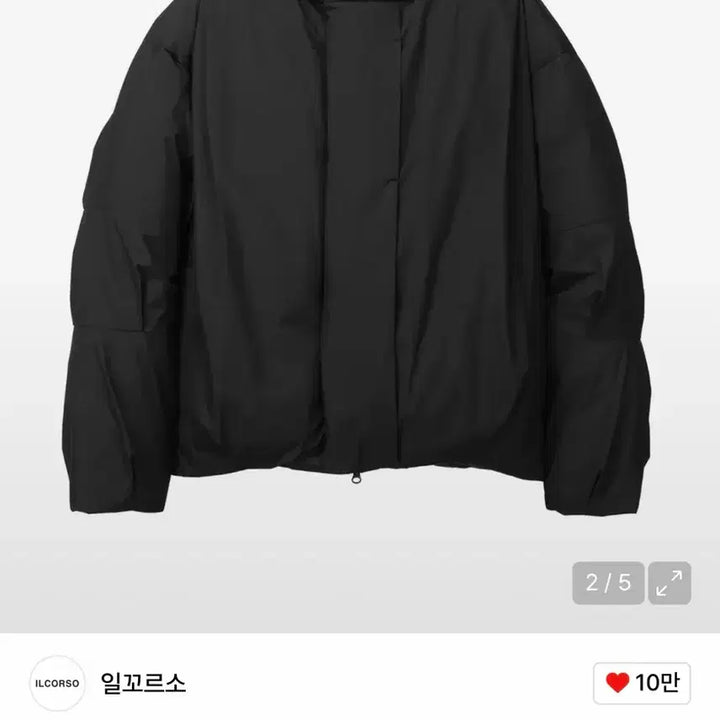 [BUNJANG] Il Corso Pleated Volume Hood European Goose Down Jacket / 일꼬르소 플리츠 볼륨 후드 유러피안 구스다운 점퍼
