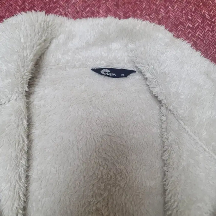 [BUNJANG] Nepa Fleece Jacket (Ivory) - 95 / 네파 뽀글이 후리스 자켓 95