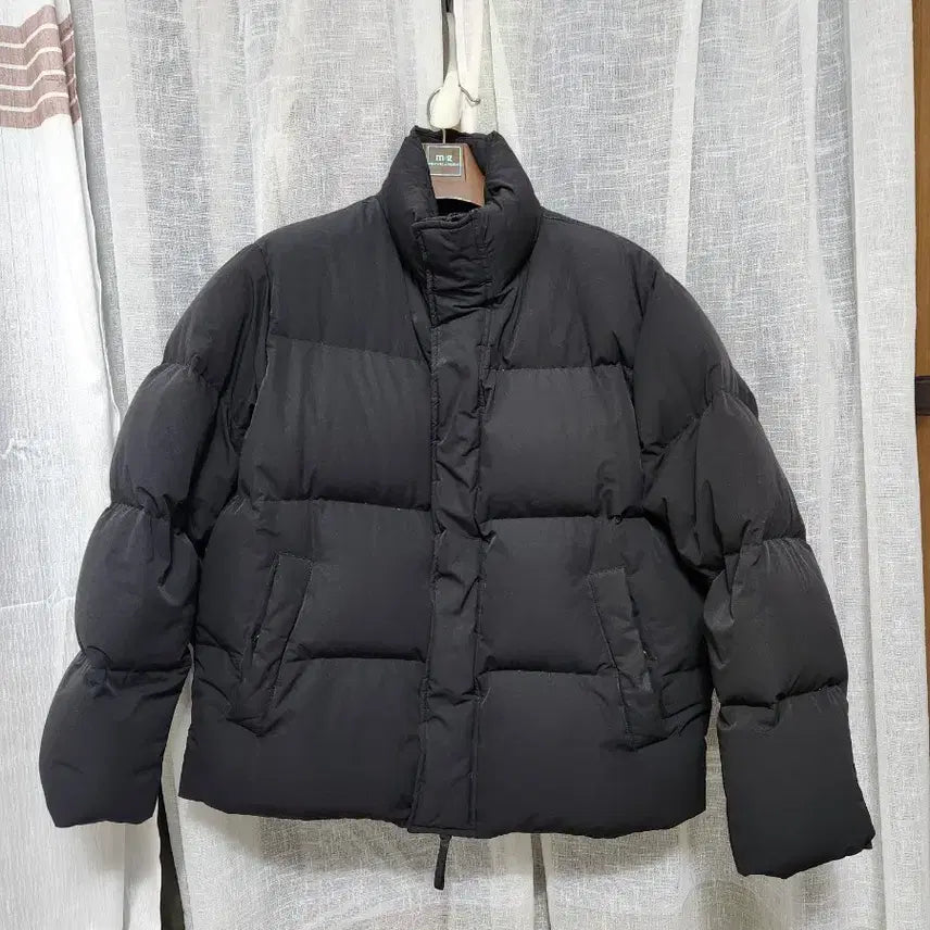 [BUNJANG] Black Down Padded Jacket / 검정 다운 패딩 막입기용