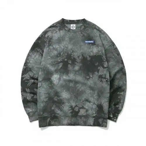 [BUNJANG] Bonchamps Gray Tie-dye Sweatshirt (M) / 본챔스 그레이 타이다이 맨투맨 (M)