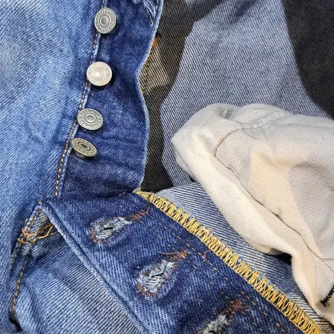 [BUNJANG] Levi's 501S Damaged Jeans (31) / (무료배송)리바이스 501S 데미지 청바지(31)