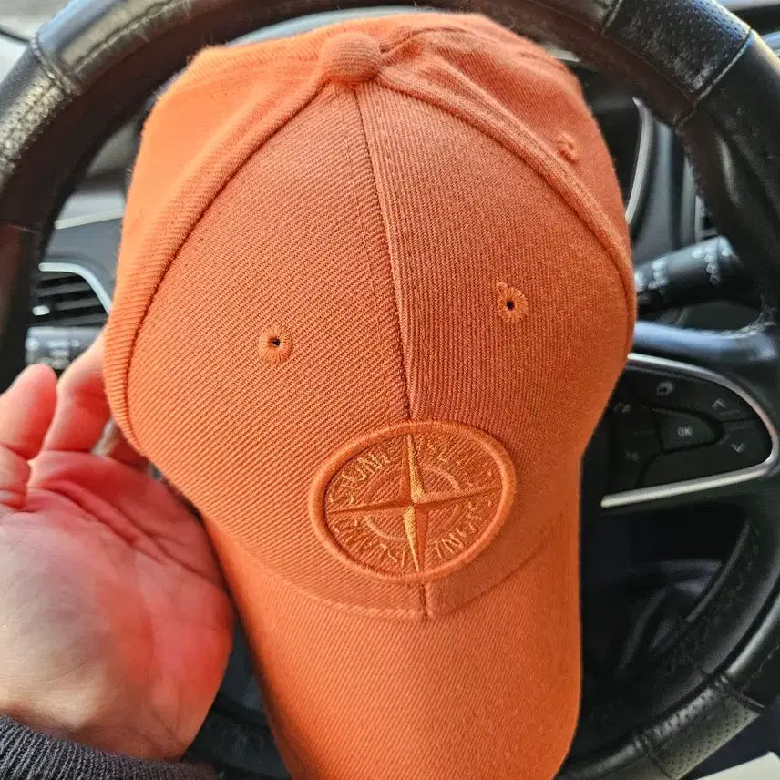 [SOLD OUT] 스톤아일랜드 오렌지 볼캡 L