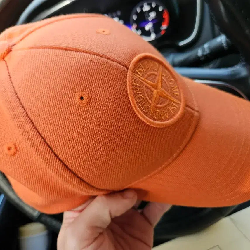 [SOLD OUT] 스톤아일랜드 오렌지 볼캡 L