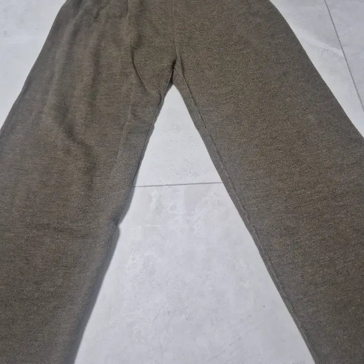 [BUNJANG] Brown Knit Pants (Size L) / [L] 우마뭉 니트팬츠 브라운