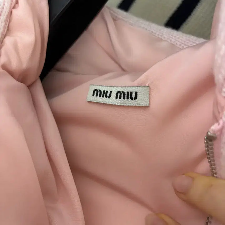 [BUNJANG] Miu Miu Cable Knit Padded Jacket 36 / 미우미우 케이블 니트 패딩 36