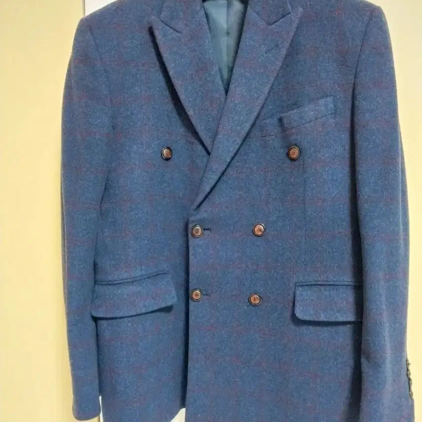 [BUNJANG] VIP Wool Check Double Suit Set / vip울 체크 맞춤 더블수트세트(겨울용)