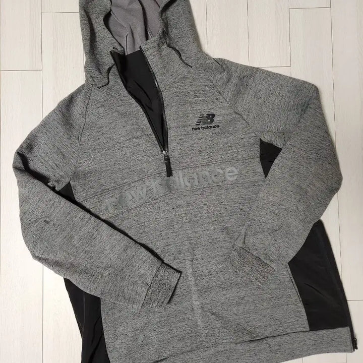 [BUNJANG] New Balance Melange Quarter Zip-Up Anorak (XL) / 뉴발란스 아노락 변형 멜란지 쿼터집업 NBNC631033 사이즈XL 10