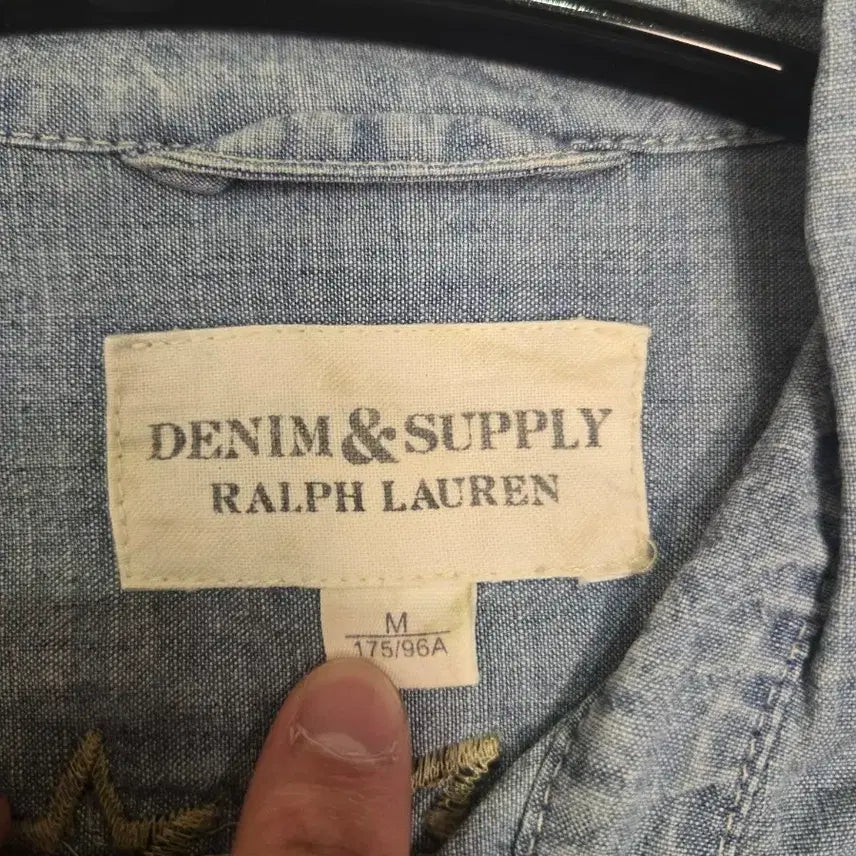 [BUNJANG] Polo Denim Supply Denim Shirt M / 폴로 데님 서플라이 데님 셔츠 M