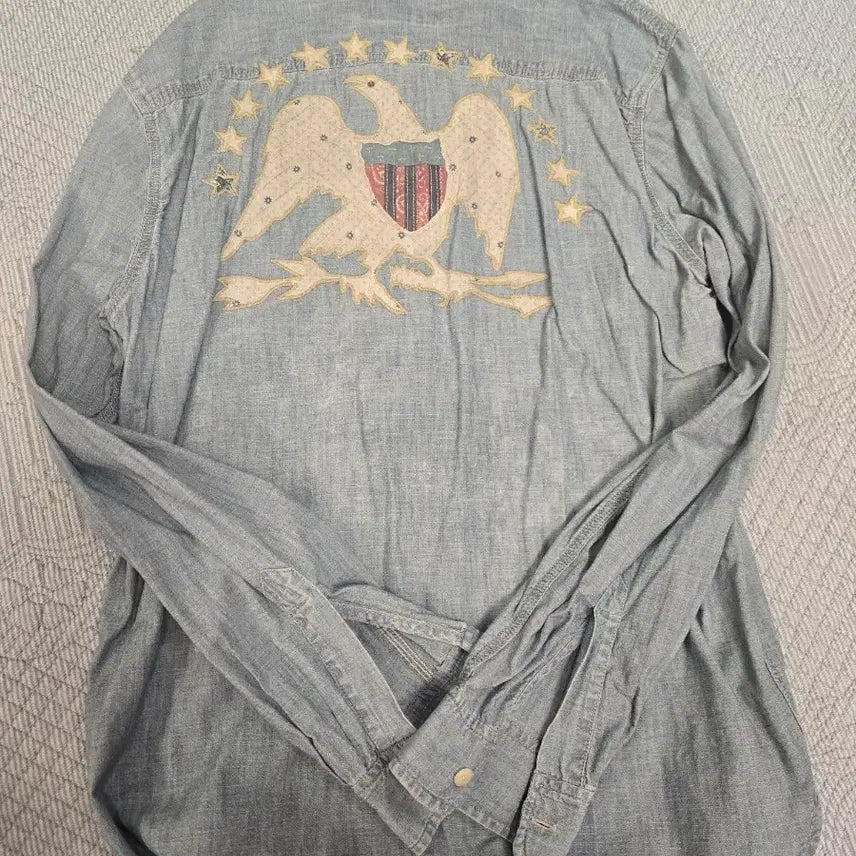 [BUNJANG] Polo Denim Supply Denim Shirt M / 폴로 데님 서플라이 데님 셔츠 M