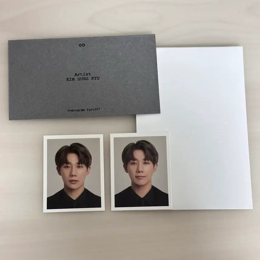 [BUNJANG] Infinite Sungkyu ID Card Set / 인피니트 김성규 성규 증사 명함 세트