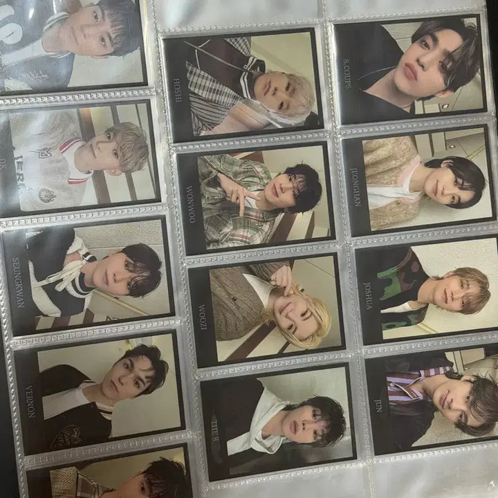 세븐틴 13바인더 및 포카 판매