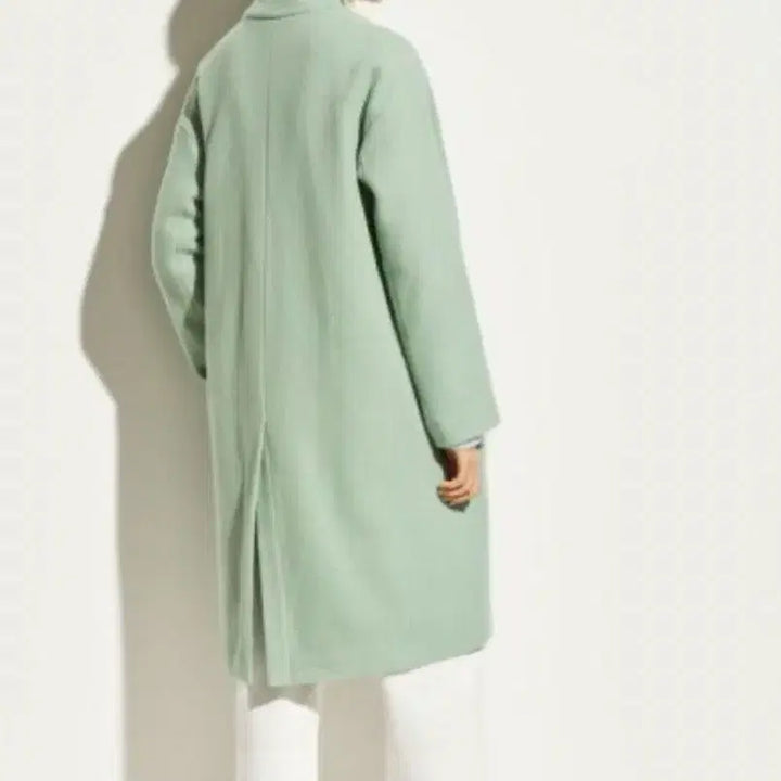 [BUNJANG] Vince No Collar Wool Coat / 빈스노카라울코트