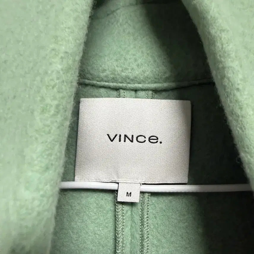 [BUNJANG] Vince No Collar Wool Coat / 빈스노카라울코트