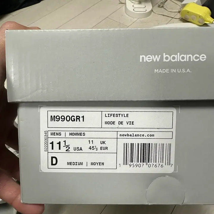 [SOLD OUT] 뉴발란스990v1 295사이즈 실착 5회이하