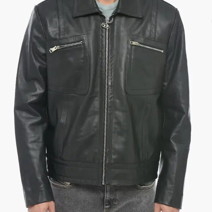 [BUNJANG] Diesel Leather Jacket / 디젤 가죽 자켓