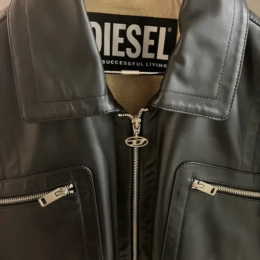 [BUNJANG] Diesel Leather Jacket / 디젤 가죽 자켓