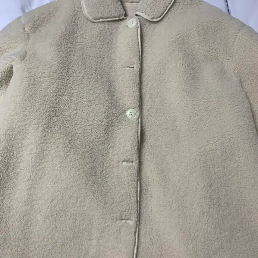 [BUNJANG] Ivory Sherpa Jacket / 뽀글이 자켓(아이보리)