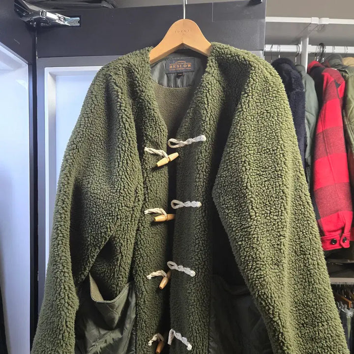 [BUNJANG] Beslow Fleece Jacket / 비슬로우 beslow 더플 가디건 후리스 자켓