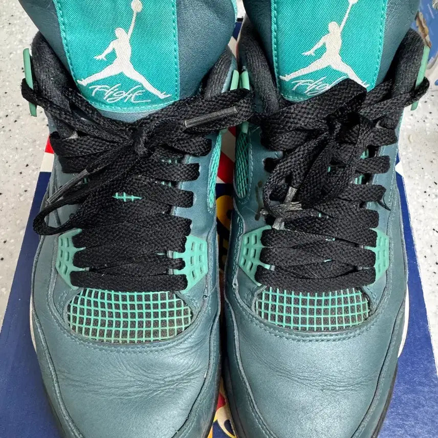 [BUNJANG] Nike Jordan 4 Teal Sneakers / 조던4 틸 270사이즈