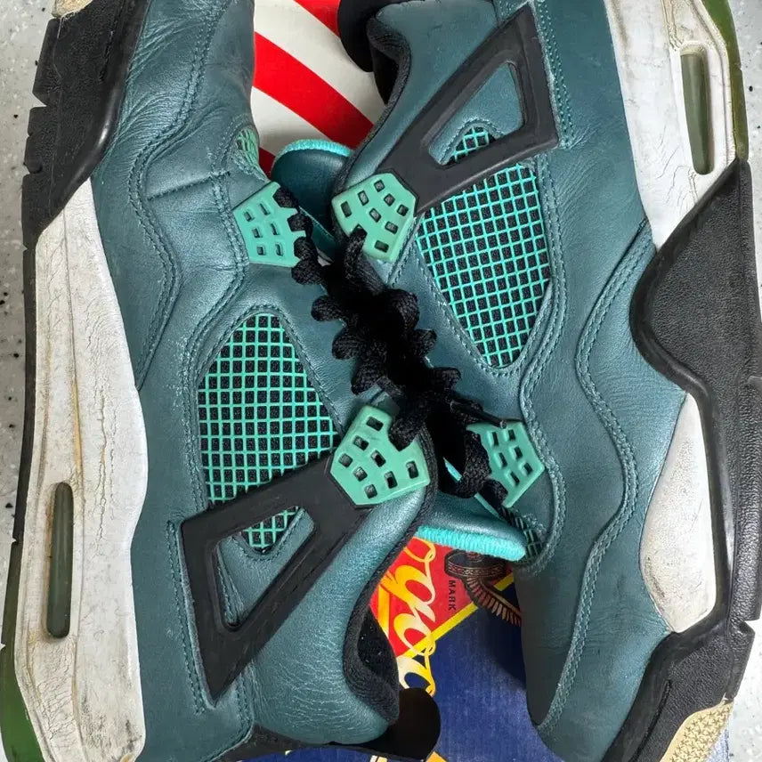 [BUNJANG] Nike Jordan 4 Teal Sneakers / 조던4 틸 270사이즈