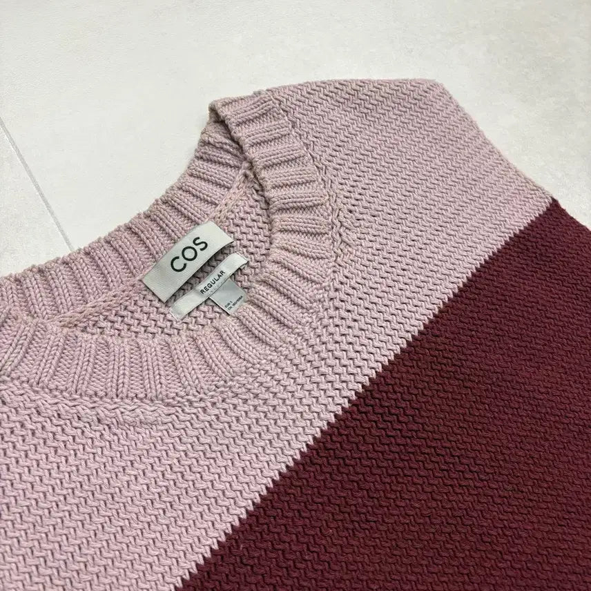 [BUNJANG] COS Striped Knit Vest / L)COS 코스 스트라이프 니트 조끼