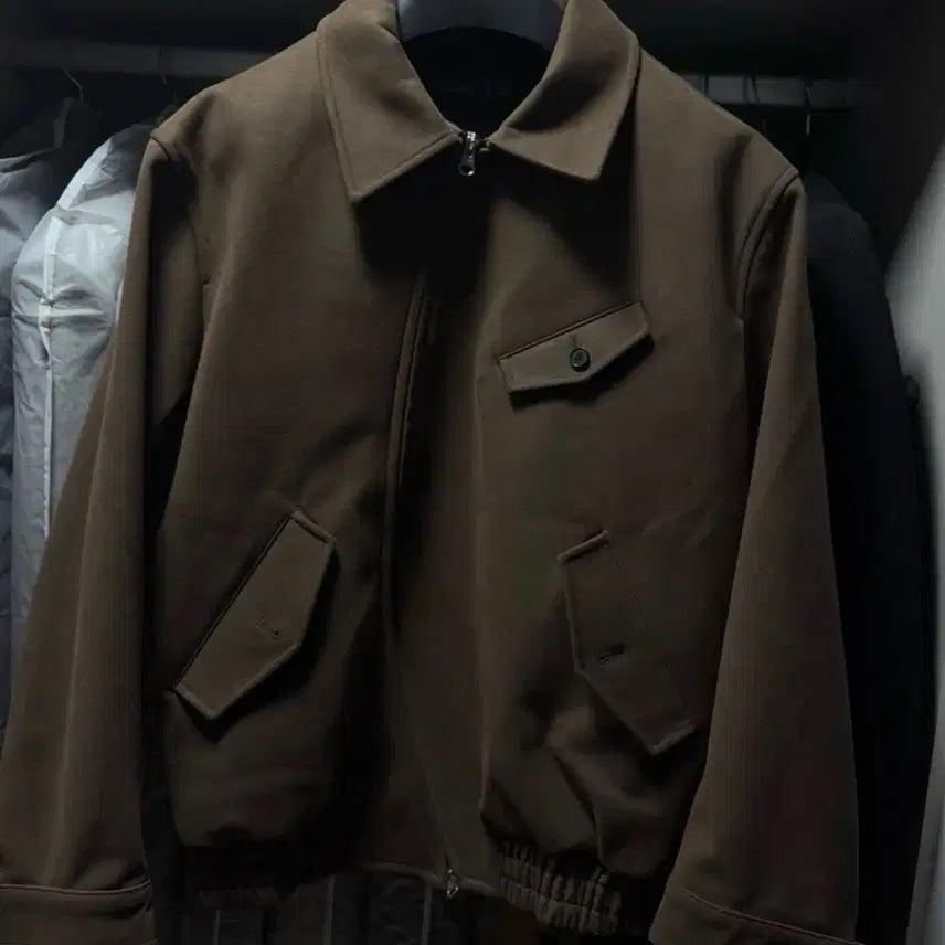 [BUNJANG] STU Round Suede Leather Jacket / STU 라운드 스웨이드 레더 자켓