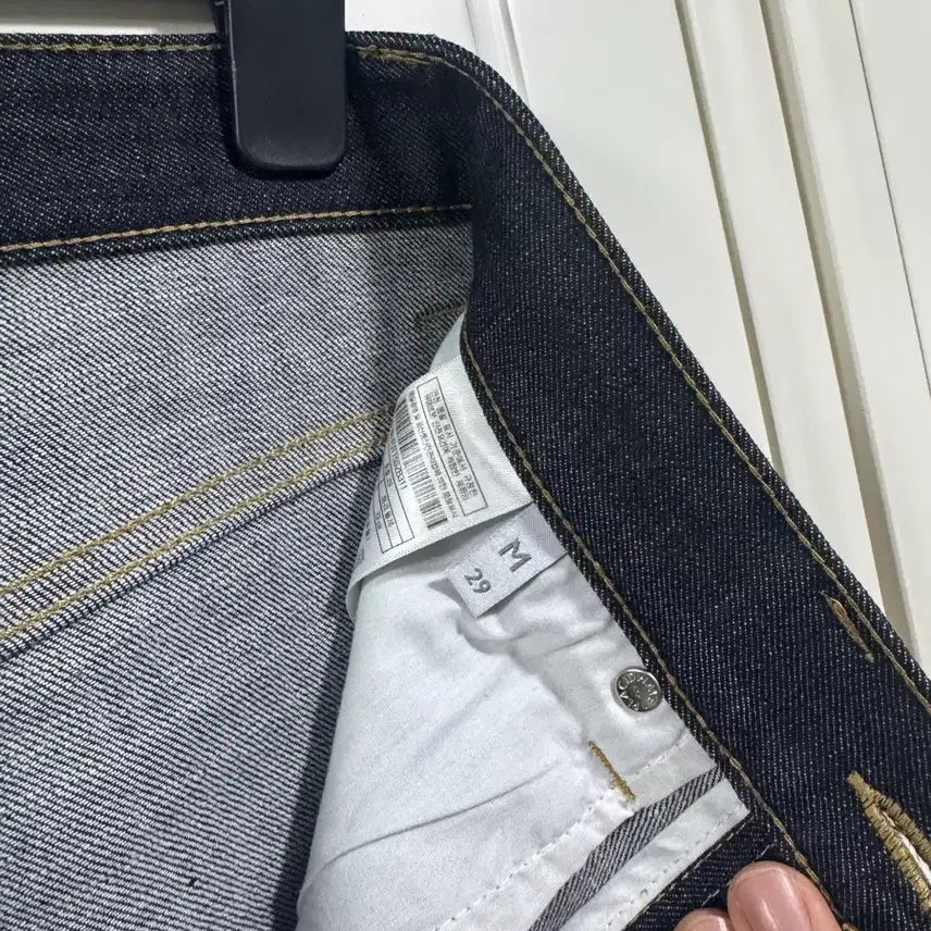 [BUNJANG] Pleats Jeans B31 Indigo Denim Pants / 플랙 스티즈 B31 인디고 데님 팬츠