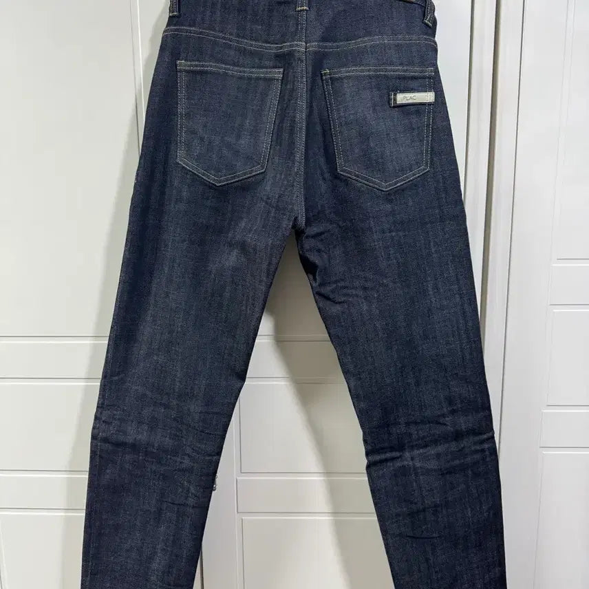 [BUNJANG] Pleats Jeans B31 Indigo Denim Pants / 플랙 스티즈 B31 인디고 데님 팬츠