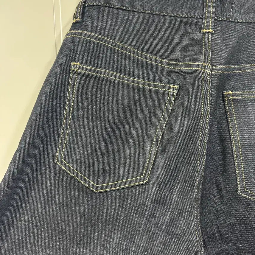 [BUNJANG] Pleats Jeans B31 Indigo Denim Pants / 플랙 스티즈 B31 인디고 데님 팬츠