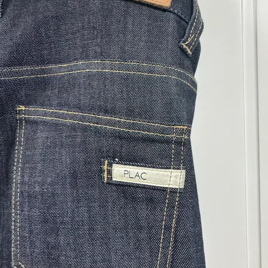 [BUNJANG] Pleats Jeans B31 Indigo Denim Pants / 플랙 스티즈 B31 인디고 데님 팬츠