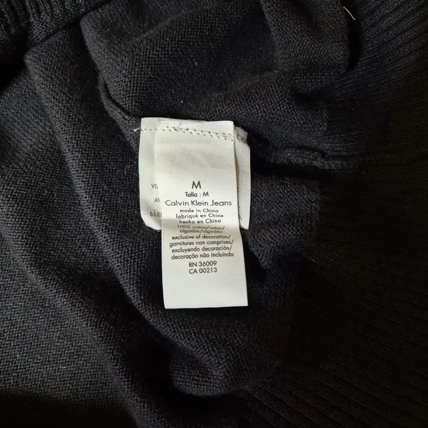 [BUNJANG] Calvin Klein Jeans Half-Zip Knit Sweater / 캘빈클라인 진스 반집업 니트