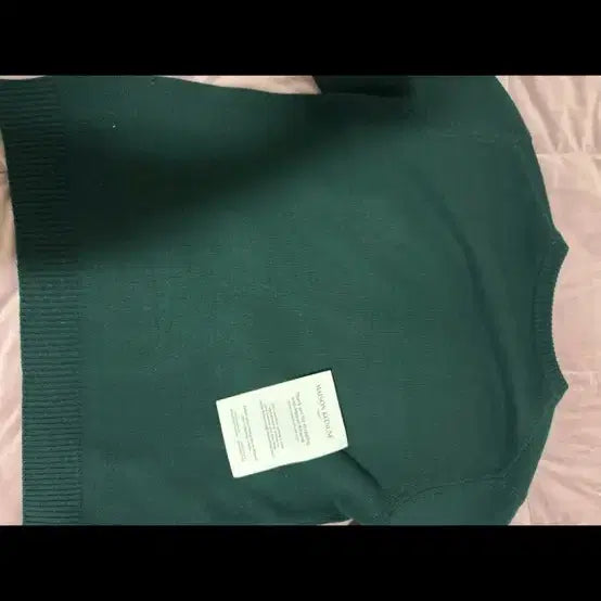 [BUNJANG] Maison Kitsune Big Fox Knit XL Dark Green / 메종 키츠네 빅 폭스 니트 XL 다크 그린