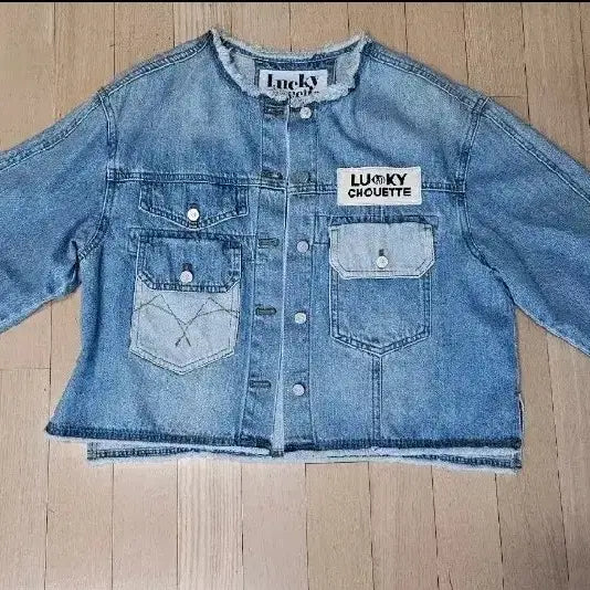 [BUNJANG] Lucky Chouette Denim Jacket / 럭키슈에뜨] 청자켓