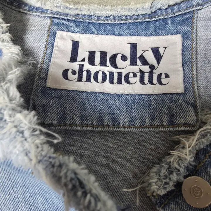 [BUNJANG] Lucky Chouette Denim Jacket / 럭키슈에뜨] 청자켓