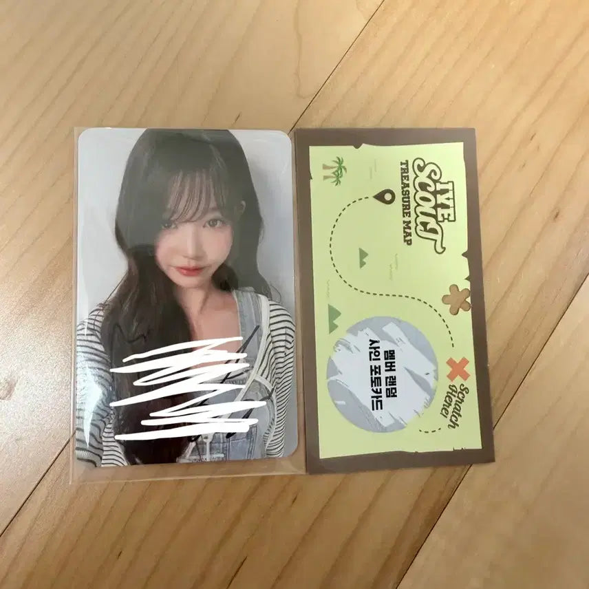 [BUNJANG] IVE Wonyoung Dive Zone Signed Photocard / 아이브 장원영 스카우트 다이브존 싸인포카