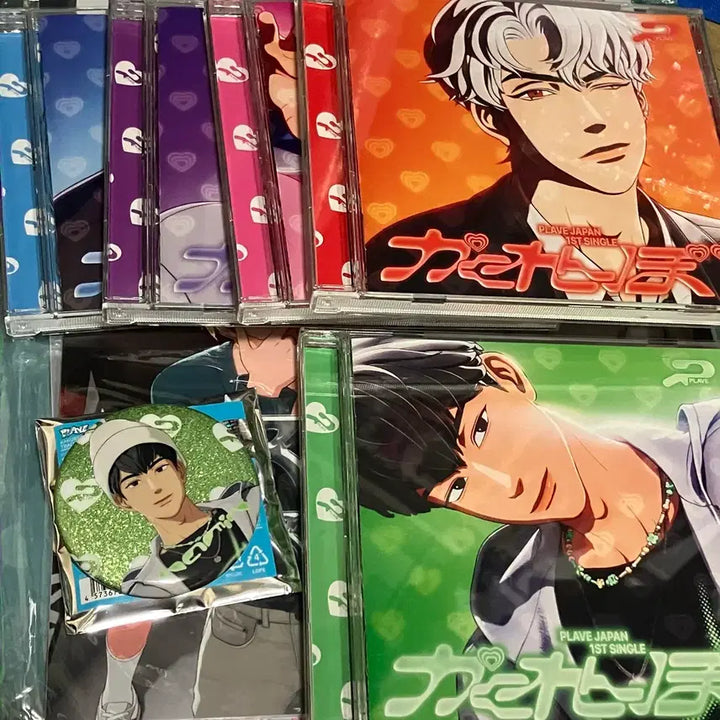 플레이브 카쿠렌보 캔뱃지 글리터 하민 앨범 일괄