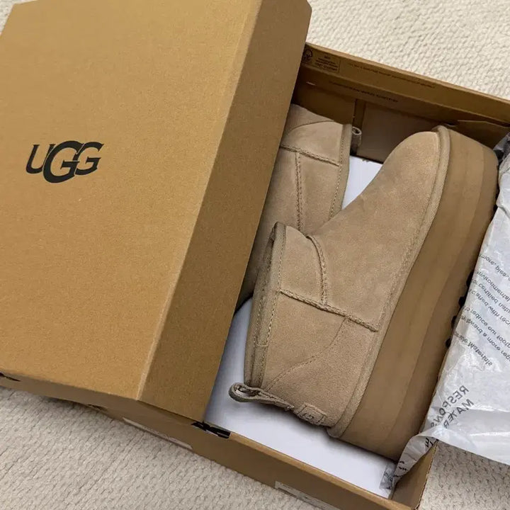 [BUNJANG] UGG Classic Ultra Mini Platform Sand Boots / [판매] 어그 UGG 클래식 울트라 미니 플랫폼 샌드 컬러 7