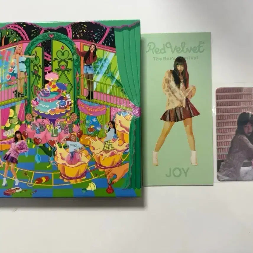 레드벨벳 싸이코 리패키지 스크랩버전 앨범 조이 구성품