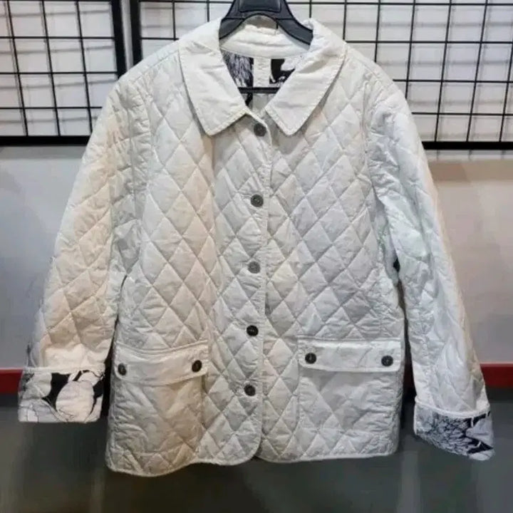 [BUNJANG] Burberry Reversible Quilted Jacket - Women's XL / 정품 버버리 리버시블 여성 퀄팅자켓
