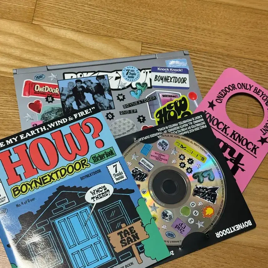 보넥도 how 앨범 스티커버전 태산버전 스티커 미사용