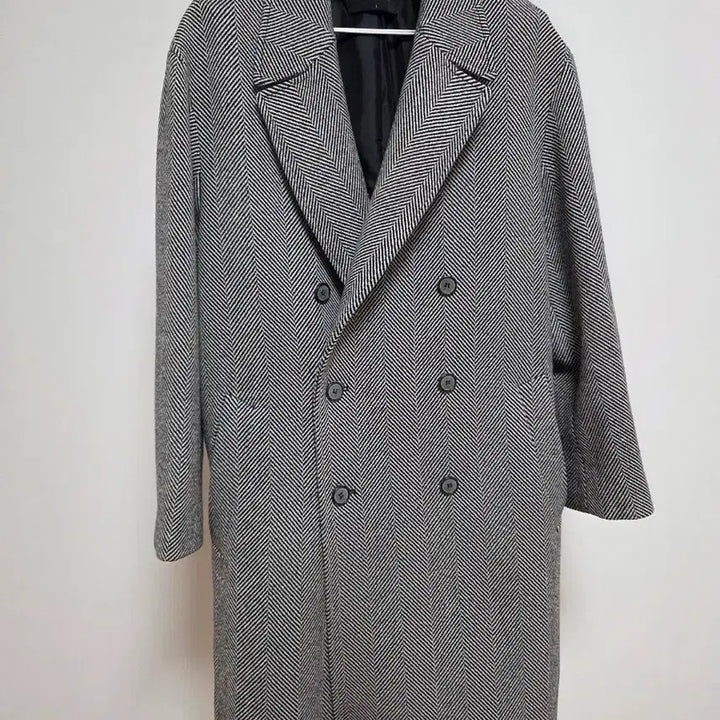 [BUNJANG] Andersson Bell Herringbone Cashmere Double Long Coat / 앤더슨벨 헤링본 캐시미어 더블 롱코트 L
