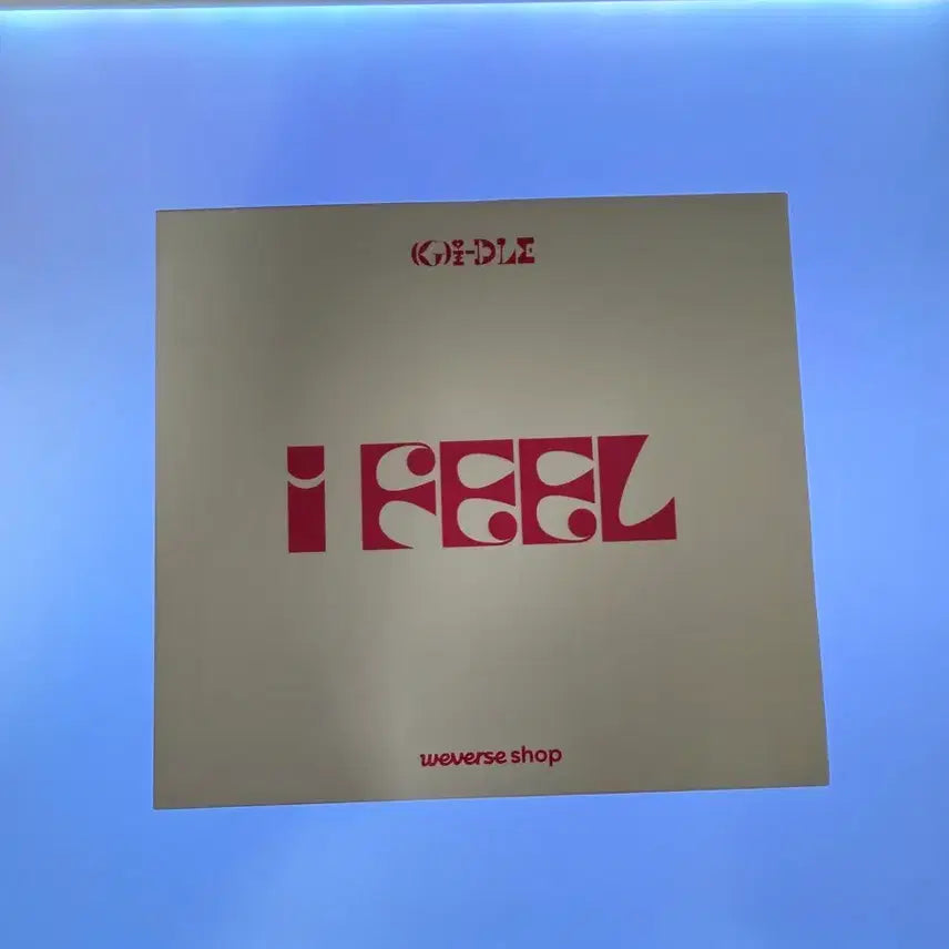 여자아이들 i feel 쥬얼 앨범위버스샵 특전