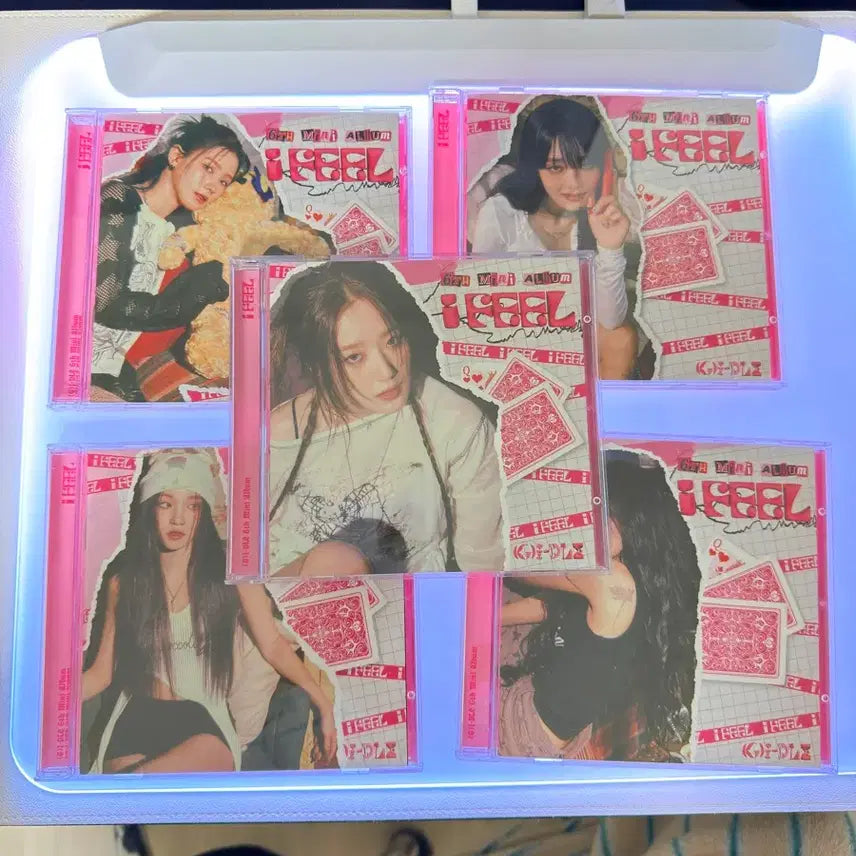 여자아이들 i feel 쥬얼 앨범위버스샵 특전